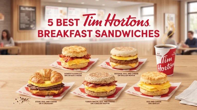 5 best tim hortons breakfast sandwiches