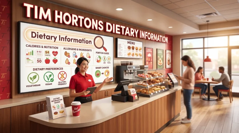 Tim Hortons Dietary Information